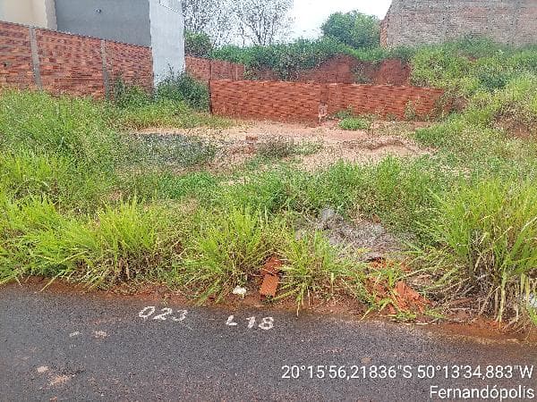 Oferta com excelente localização — Terreno no Jardim Vitoria, Fernandopolis - SP, N. SN LT 18 QD 23, 275m² | Venda Direta Online