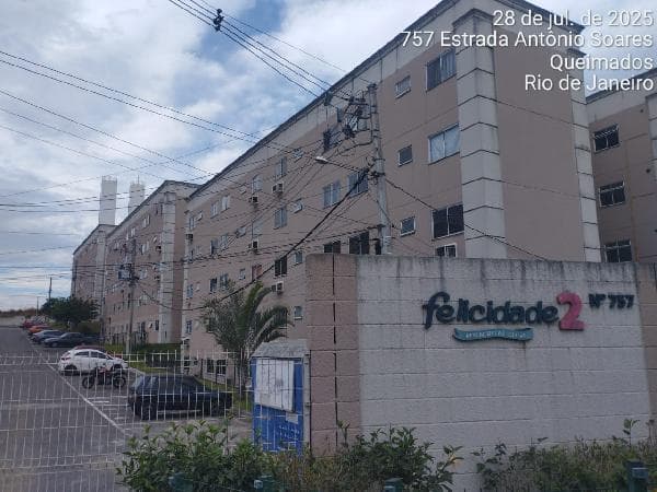 Grande chance — Apartamento no Vila Sao Joao, Queimados - RJ, Apto 403, 2 quartos, 1 vaga, 46,47m² | Venda Direta Online